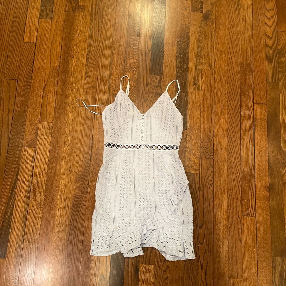 Blue dress worn once and runs a little small